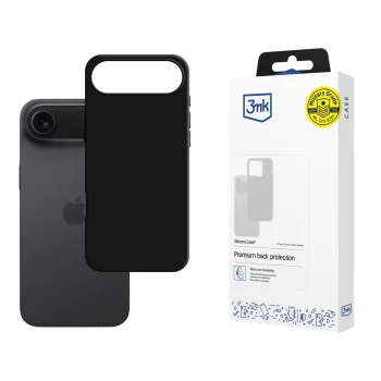 3Mk Protection iPhone 17 Air Silicone Case, Black