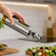 Glass Oil and Vinegar Dispenser with Measuring Scale and Steel Pourer, 500ml