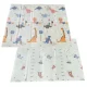 NICEKIDS Double-sided Foldable XPE Foam Play Mat Pad Rug for Kids, 200x150cm, Dinosaurs/Space