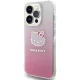 Hello Kitty iPhone 15 Pro Max Case IML Gradient Electrop Kitty Head, Pink