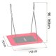 Neo-Sport Swingo 110 x 70 cm Rectangular Nest Swing for Children