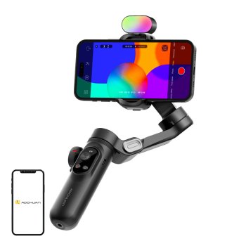 Aochuan Smart X Pro 3-Axis Gimbal with RGB Lighting Black