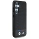 BMW Leather Tricolor Stripe MagSafe Case for Samsung Galaxy S25 Black