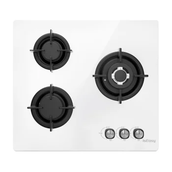 IsEasy MGBG-603 Gas Hob, 3 Burners, White