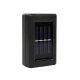 Solar Wall Light Forever Light SUNARI FLS-09 10lm 300mAh IP65, Black