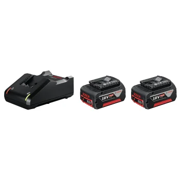 Bosch 18V Starter Set: 2x 4.0Ah Batteries & GAL 18V-40 Charger