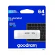USB Flash Drive Goodram UME2 64GB 2.0, white