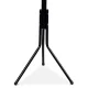 ModernHome Standing Metal Coat Rack with 11 Hooks, Black