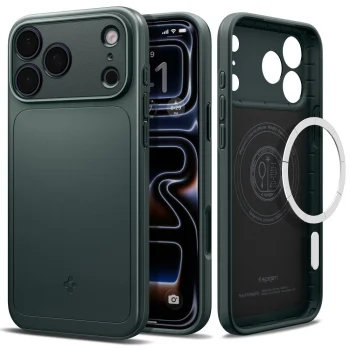 Spigen Thin Fit Mag MagSafe Case for iPhone 18 Pro / 17 Pro, Green