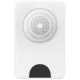 Popsockets PopWallet+ PopGrip PW+ MS G2 MagSafe Wallet Phone Holder and Stand, White and Transparent