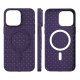 Woven Case MagSafe for iPhone 15 Pro, Navy Blue