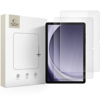 Tech-Protect Glass Fit+ Tempered Glass for Samsung Galaxy Tab A9+ / A11+ Plus 11.0 (2-pack), Transparent