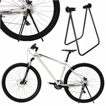 Foldable Bike Repair Stand for Rear Wheel Maintenance, black