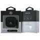 Mercedes MEA4CSLBK Leather Metal Logo Case for AirPods 4 Black