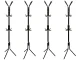 Standing Coat Rack with 12 Hooks for Clothes and Jackets
