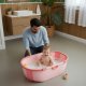 Складная детская ванночка ECOTOYS для путешествий с термопробкой,...