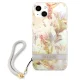 Guess Flower Strap Case for iPhone 13 mini, Purple