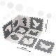 Детский игровой коврик - пазл Животные - 9 шт., 85x85см | Kids Foam Floor Puzzle...