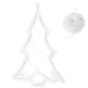 Ikonka LED Christmas Window Decoration Christmas Tree with Suction Cup 10 LED