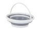 Silikona Salokāmais Spainis Pastiprināts 10L | Silicone Bucket Folding Reinforced