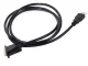 VGA to HDMI Cable 2 m, Full HD 1080p, Gold-Plated Connectors, Black