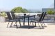 Set of 2 Garden Chairs for Patio and Balcony MultiGarden, Black