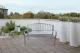 Garden Bench with Backrest Longwell Industrial Ltd G-823, Graphite