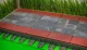 Plastic Lawn Edging Board, 800 x 80 x 45 mm, Dark Green