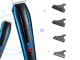 Cordless hair clipper MS-5035 with 4 attachments, blue-black