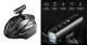 Bicycle Front LED Light 1200lm, USB Rechargeable, IPX6