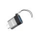 BWOO BZ-35 USB-A to USB-C OTG Adapter, Grey