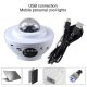 Bedside Lamp Star Sky Projector Night Magic Light Disco Ball with Bluetooth Speaker and Remote Control, White