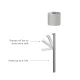 Toilet Roll Stand Joseph Joseph EasyStore Luxe 2-in-1, Silver