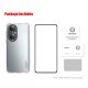 Huawei P50 ENKAY Four Corners Clear TPU Cover Case + Full Glue Tempered Glass | Telefona Vāciņš Maciņš Apvalks...