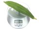 Electronic Kitchen Scale with Glass Platform and Clock, 5kg / 1g