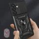 Hybrid Armor Camshield Case for Samsung Galaxy S25, Black