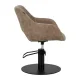 Hairdressing Chair Gabbiano Morena Modern Old Leather, Brown