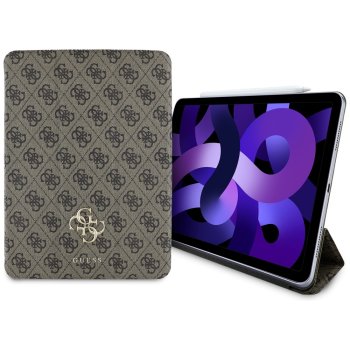 Guess Magnetic 4G Big Logo Folio Case for iPad Air 11" 2024, Brown