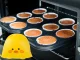 Silicone Oven Mitt Pot Holder Chicken, Heat Resistant, Yellow