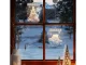 3D LED Christmas Window Decoration - Stained Glass
