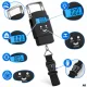Digital Luggage Hanging Scale 50 kg / 10 g, Backlit LCD