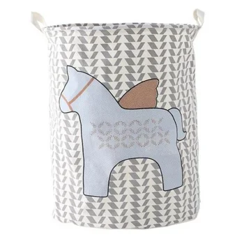 Bakalu Pegasus Toy and Laundry Basket, Blue