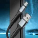 3mk Hyper Cable N-SERIES USB-A to Micro USB Cable 50cm 10W QC 3.0 - Black