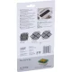 Joseph Joseph Stretch Extendable Silicone Pot Stand Trivet, Black