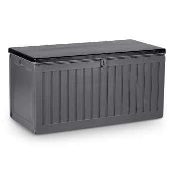 Plonos Outdoor Garden Storage Box 270L 109 x 51 x 55 cm, Grey