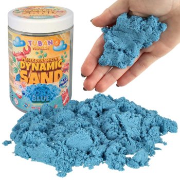 TUBAN Dynamic Kinetic Magic Sand in a Jar 1 kg, Blue