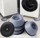 Anti-Vibration and Anti-Slip Pads for Washing Machine, 4 pcs, Grey