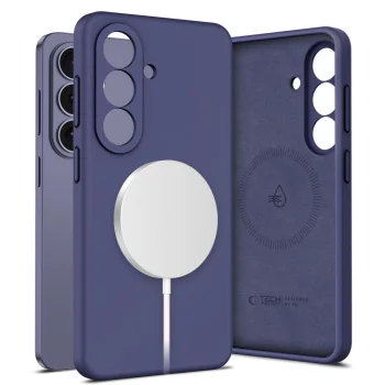 Tech-Protect Silicone MagSafe Case for Samsung Galaxy S26, Purple