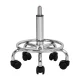 Activeshop 6001 Cosmetic Stool with Backrest, Grey