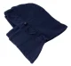 3-in-1 Fleece Balaclava Thermal Face Mask for Winter Sports, Navy Blue